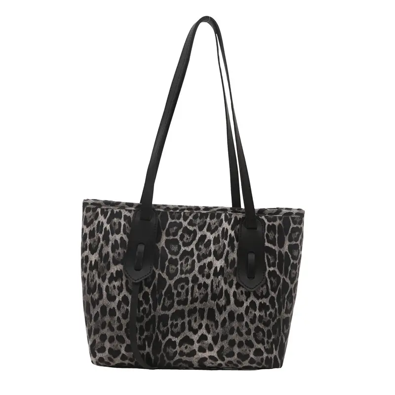 Leopard Print Large Capacity Women's Shoulder Bag - Image 8