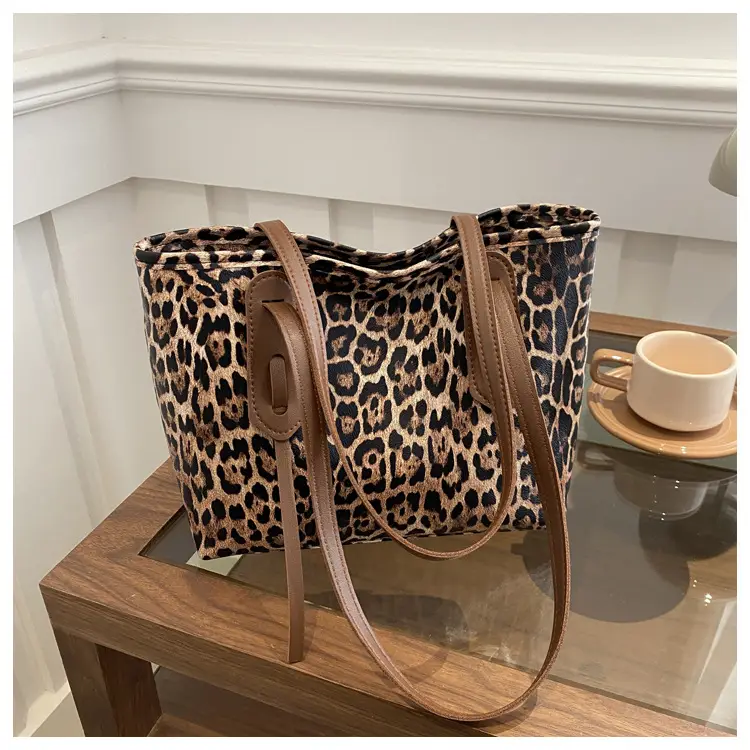 Leopard Print Large Capacity Women's Shoulder Bag — feature 10