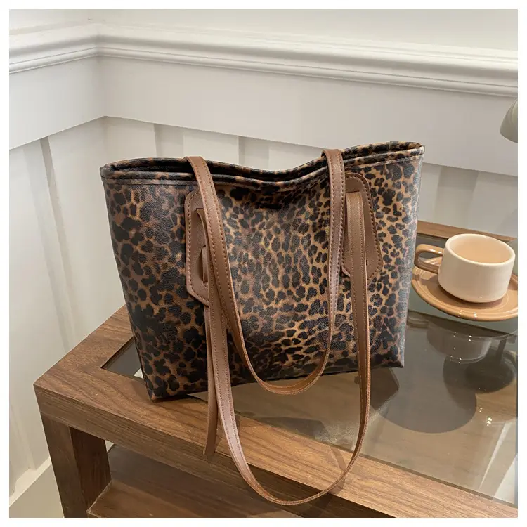 Leopard Print Large Capacity Women's Shoulder Bag — feature 11