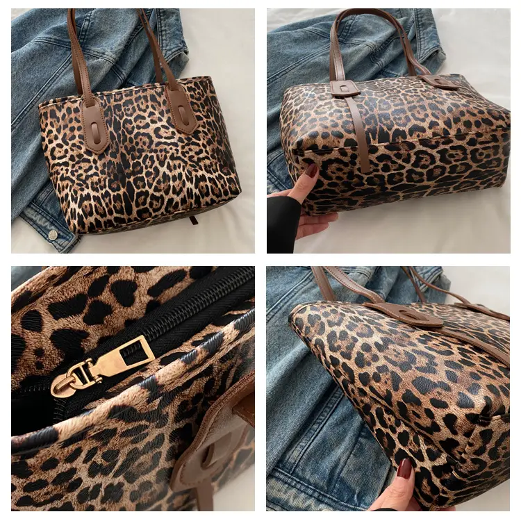 Leopard Print Large Capacity Women's Shoulder Bag — feature 8