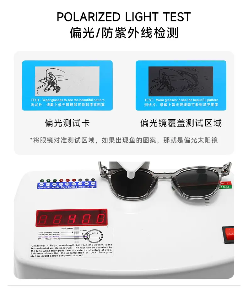 Men Korean Fashion Sunglasses Polarized Black β feature 10