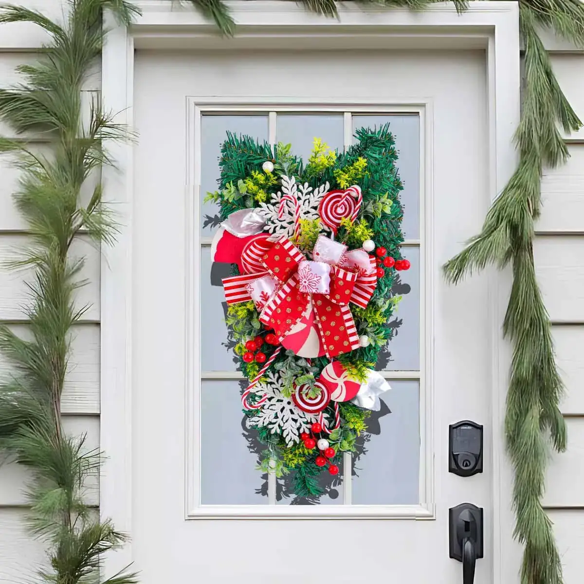 New Christmas Upside-Down Tree Decor 325g