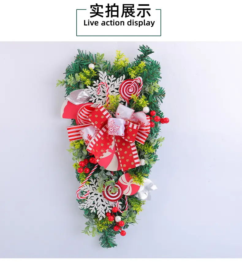 New Christmas Upside-Down Tree Decor 325g — feature 9