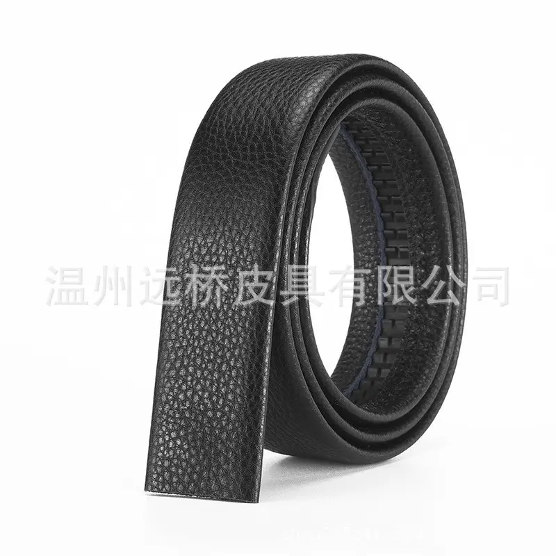Men's Black Cowhide Belt with Automatic Buckle & Card Slot - Image 23