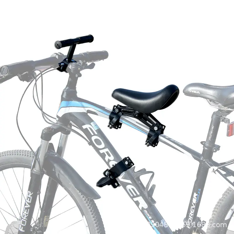 Bicycle Front Child Seat Mountain Bike Baby Seat Safety Cushion Quick Release Removal Outdoor Parent-Child Rack