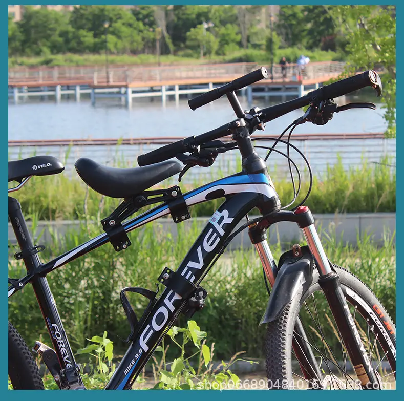 Bicycle Front Child Seat Mountain Bike Baby Seat Safety Cushion Quick Release Removal Outdoor Parent-Child Rack — feature 15