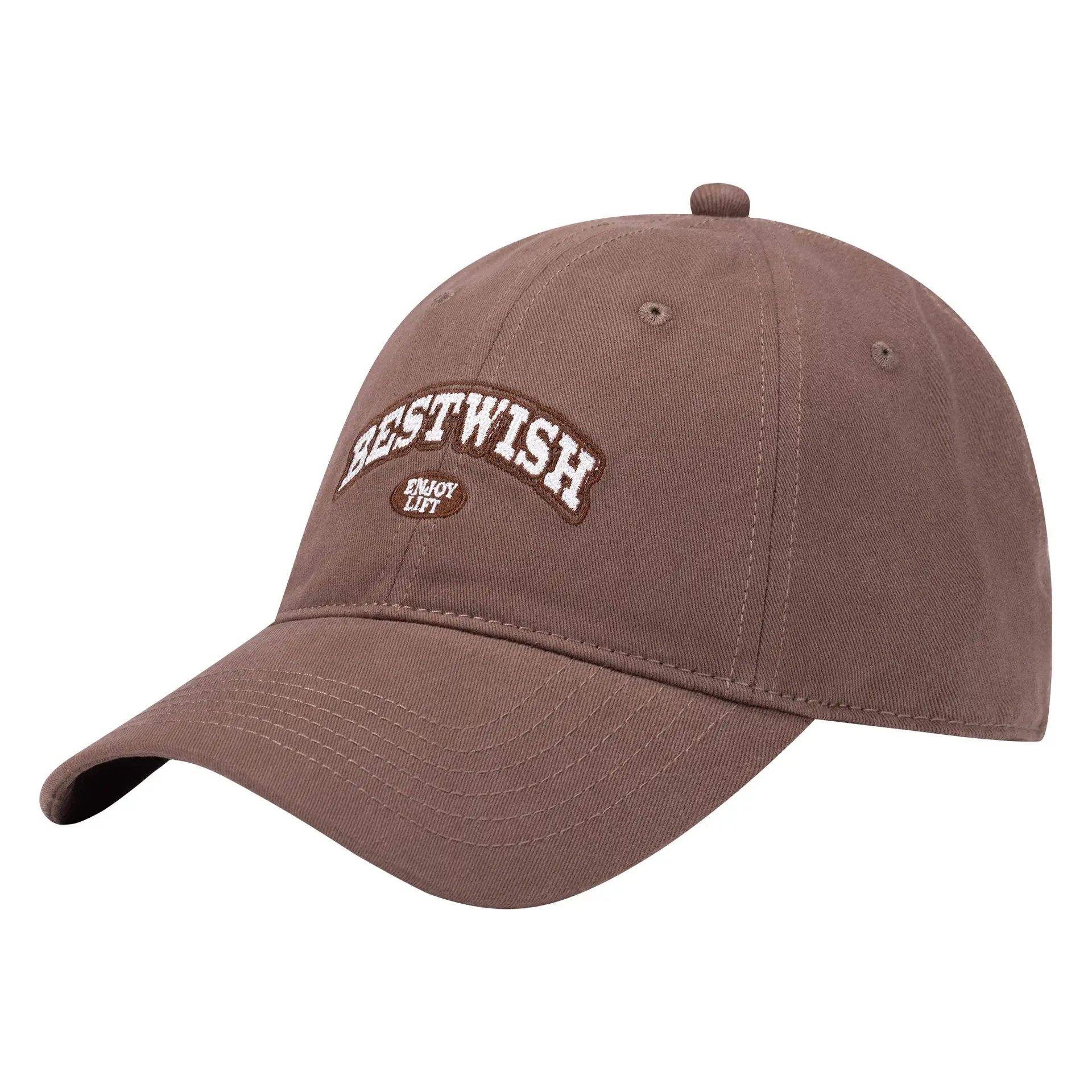Men Navy Blue Embroidered Peaked Cap - Image 5