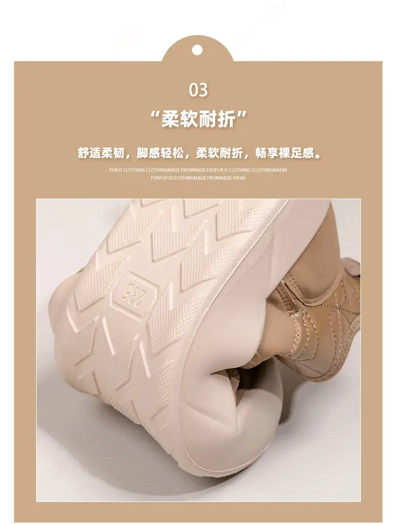 2025 Winter New Old Beijing Cotton Shoes Women's Velvet Thickened Anti-Ski Boots Slip-On Casual Warm Cotton Boots — feature 9