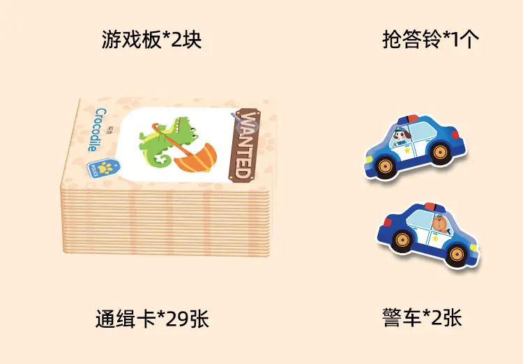Police Catch Thieves Toys Children's Board Games Educational Thinking Training Men and Women's Parent-Child War Mindset Parent-Child Board Games — feature 29