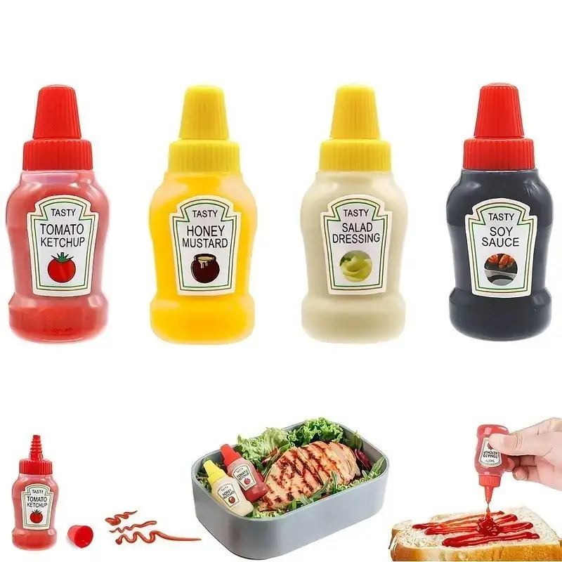 Mini Portable Sauce Bottle Set of 2 - Image 7