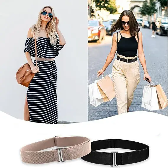 Adjustable Elastic Belt for Men Women Navy All Match — feature 6