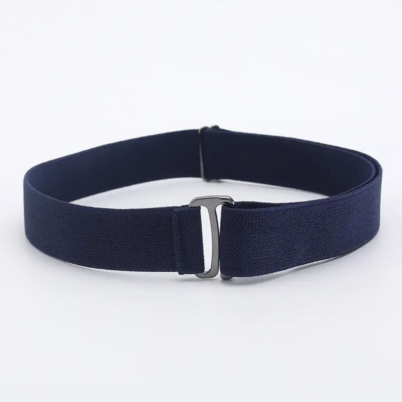Adjustable Elastic Belt for Men Women Navy All Match - Image 3