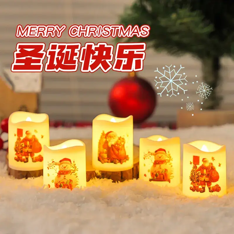 Cross-Border Christmas Electronic Candle Lights 6-Pack - Image 5