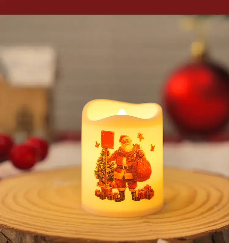 Cross-Border Christmas Electronic Candle Lights 6-Pack — feature 11