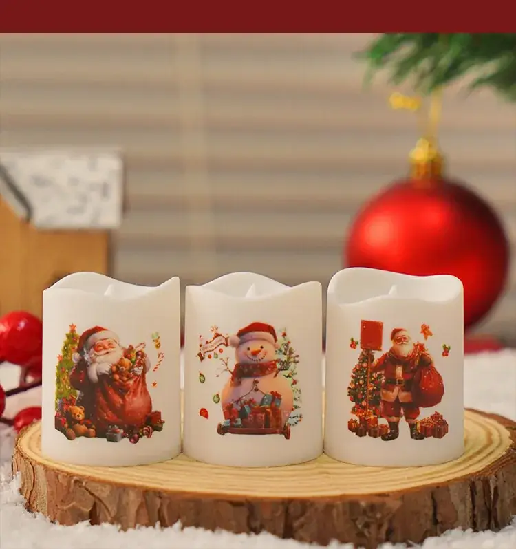 Cross-Border Christmas Electronic Candle Lights 6-Pack — feature 9