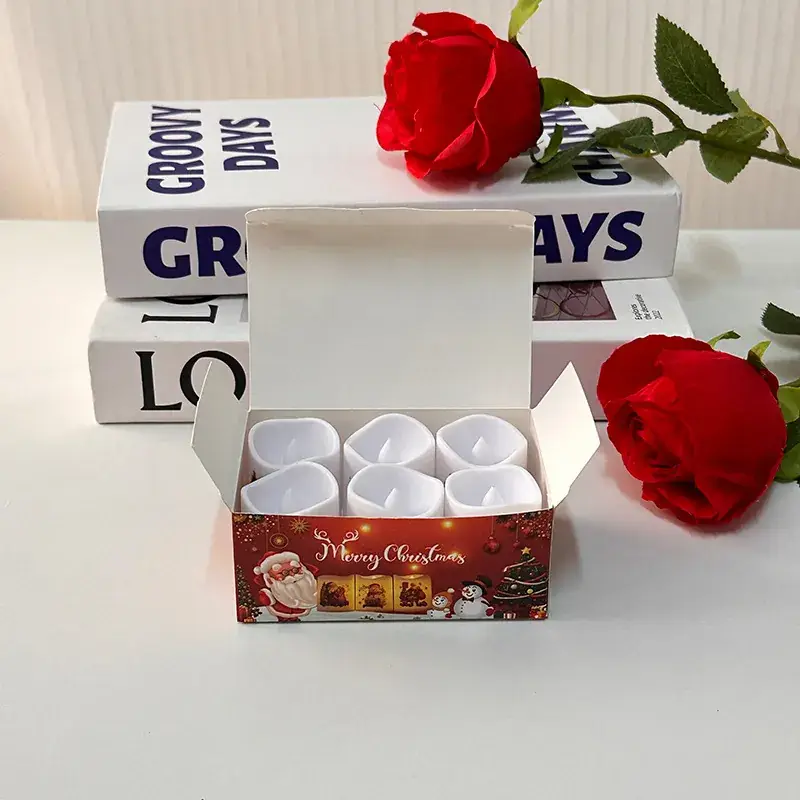 Cross-Border Christmas Electronic Candle Lights 6-Pack - Image 2