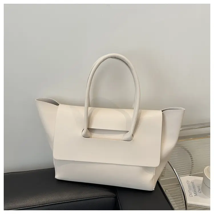 White Large Capacity Shoulder Bag for Women — feature 11