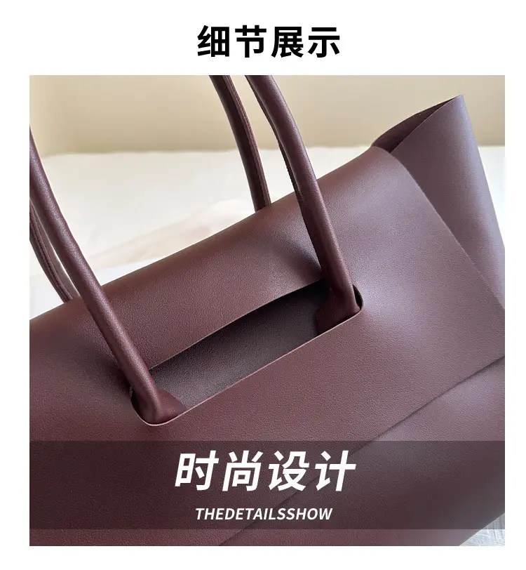 White Large Capacity Shoulder Bag for Women — feature 3