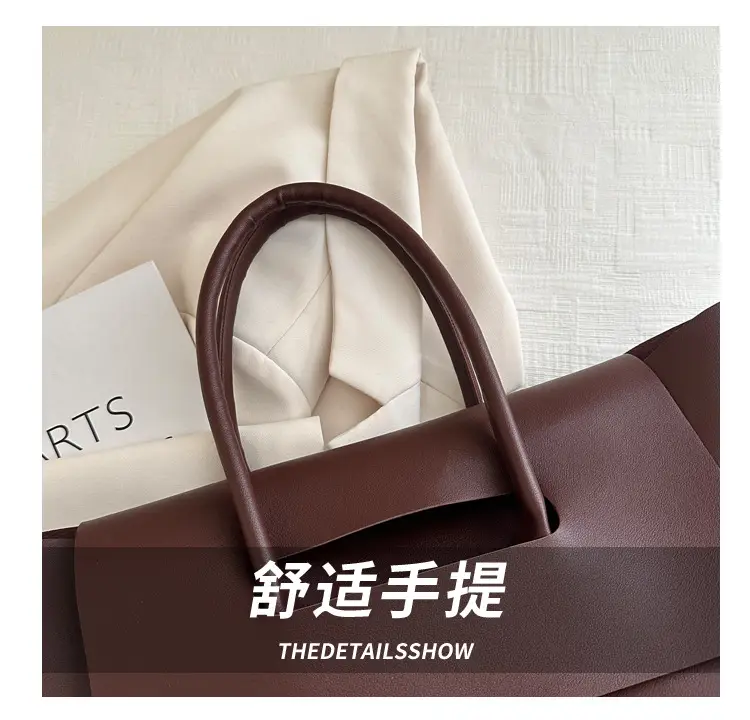 White Large Capacity Shoulder Bag for Women — feature 5