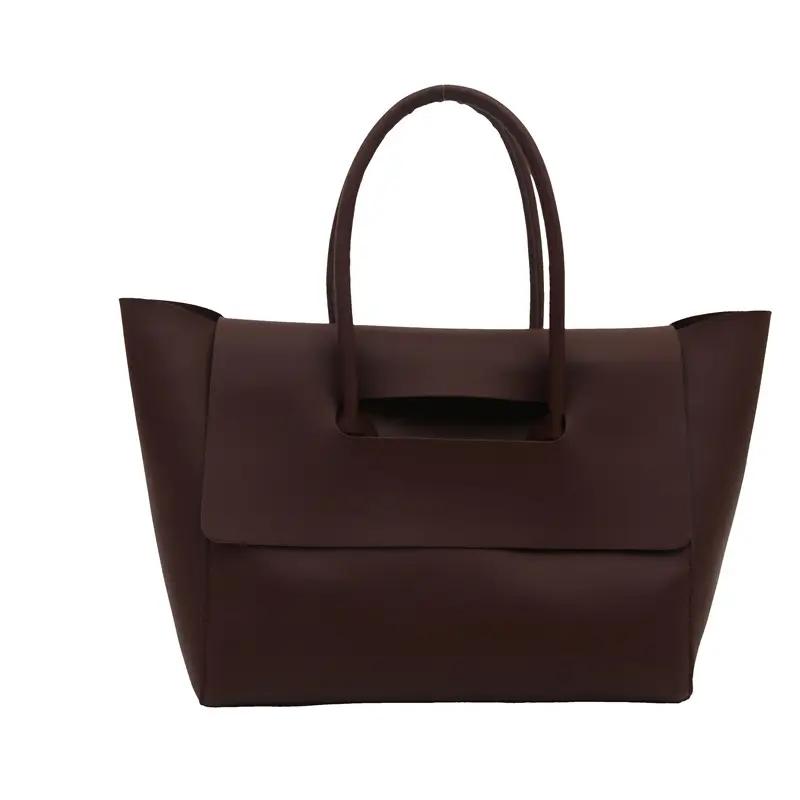 White Large Capacity Shoulder Bag for Women - Image 2