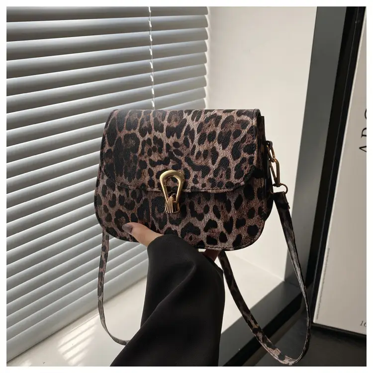 Leopard Print Shoulder Bag 2024 Autumn Winter New Korean Style — feature 10