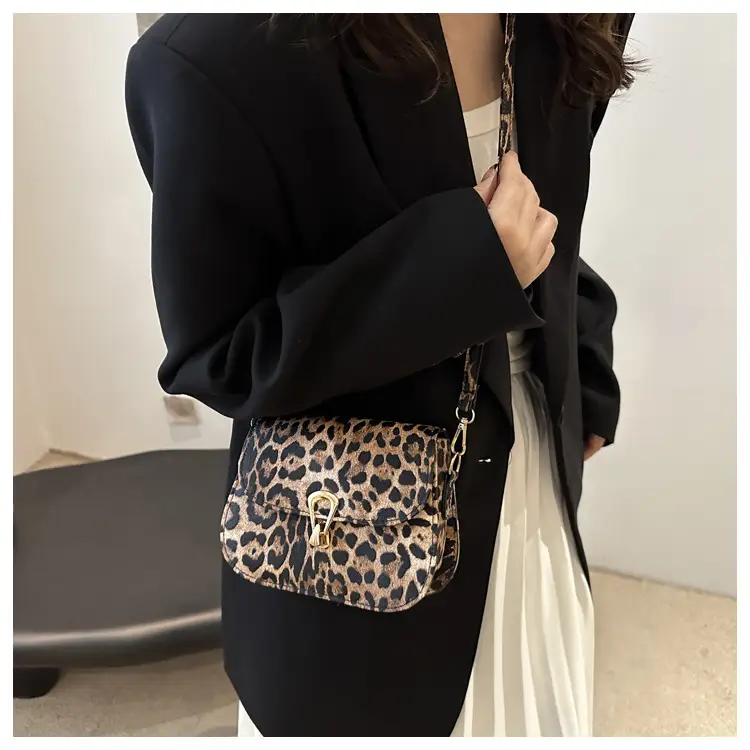 Leopard Print Shoulder Bag 2024 Autumn Winter New Korean Style — feature 13