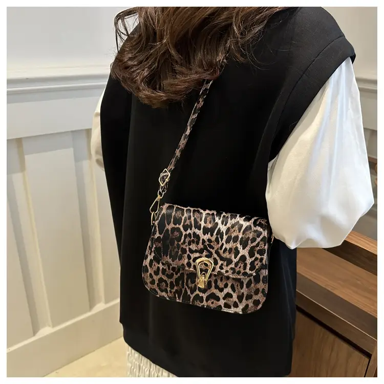 Leopard Print Shoulder Bag 2024 Autumn Winter New Korean Style — feature 15