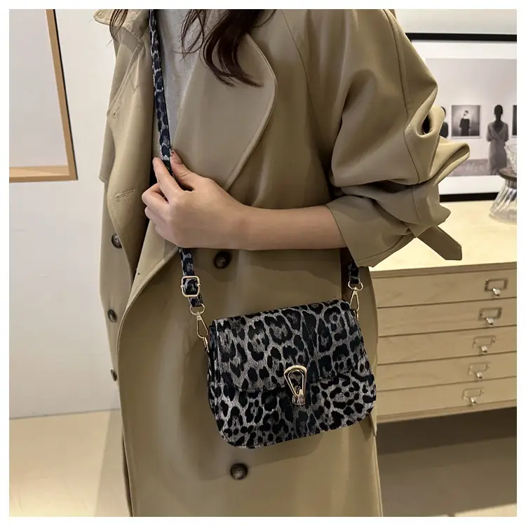 Leopard Print Shoulder Bag 2024 Autumn Winter New Korean Style — feature 20