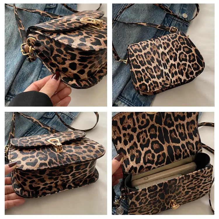 Leopard Print Shoulder Bag 2024 Autumn Winter New Korean Style — feature 7