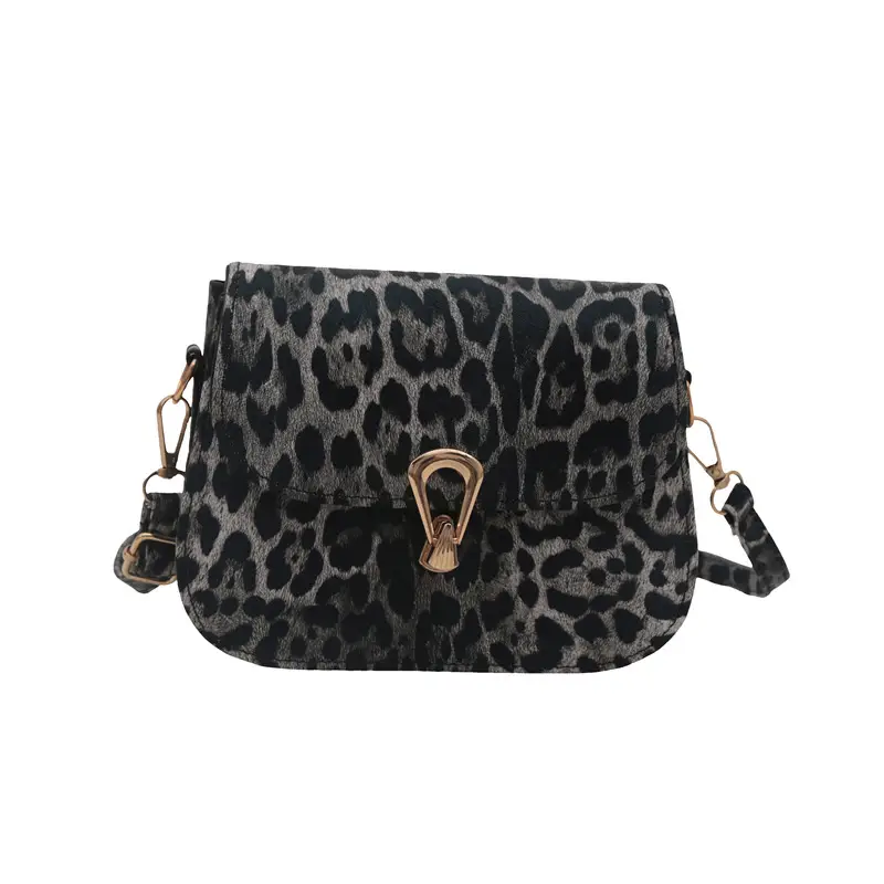 Leopard Print Shoulder Bag 2024 Autumn Winter New Korean Style - Image 2