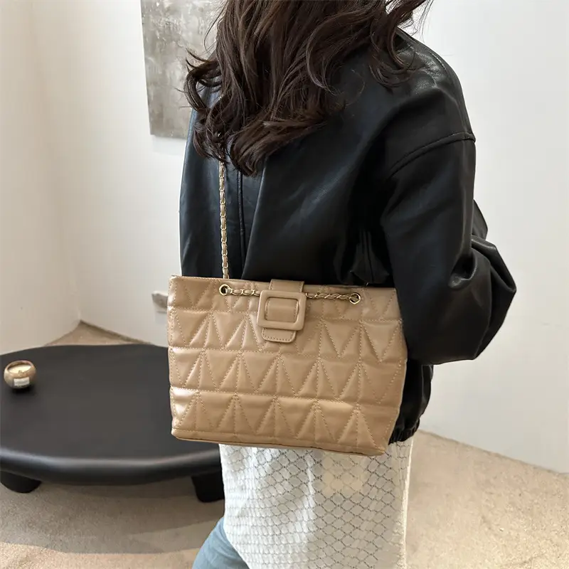 Black Quilted Crossbody Bag for Women 2025 - Image 8