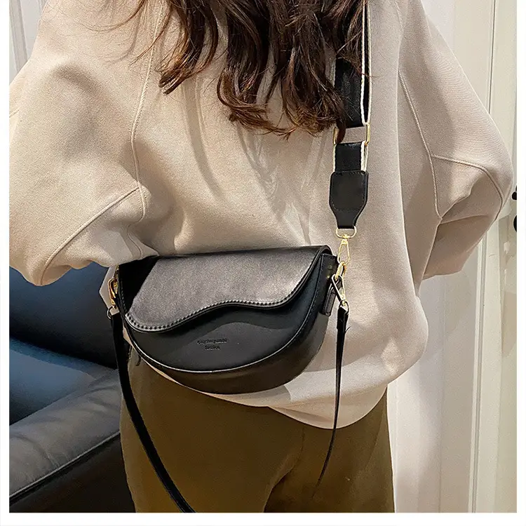 Black French Niche Crossbody Bag for Women — feature 8