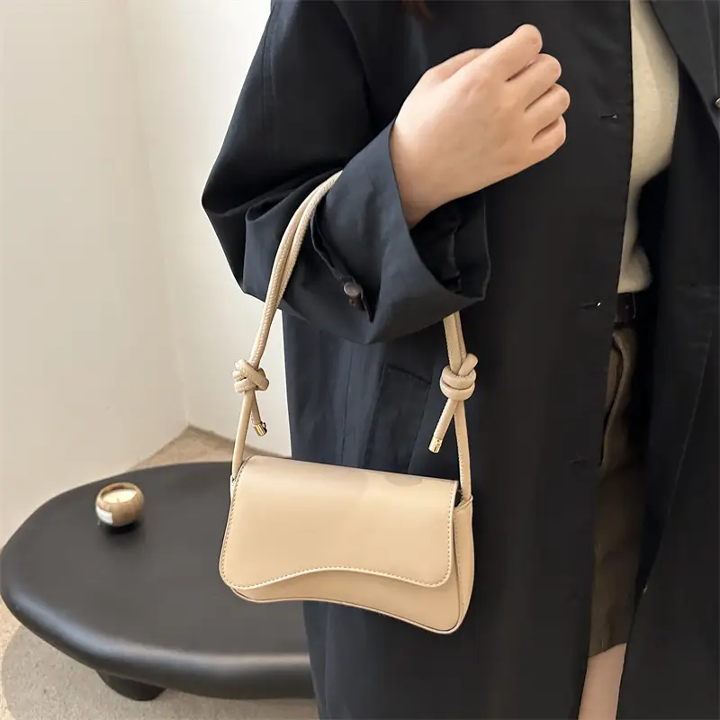 Women's Brown Square Shoulder Bag for Summer 2025 - Image 5