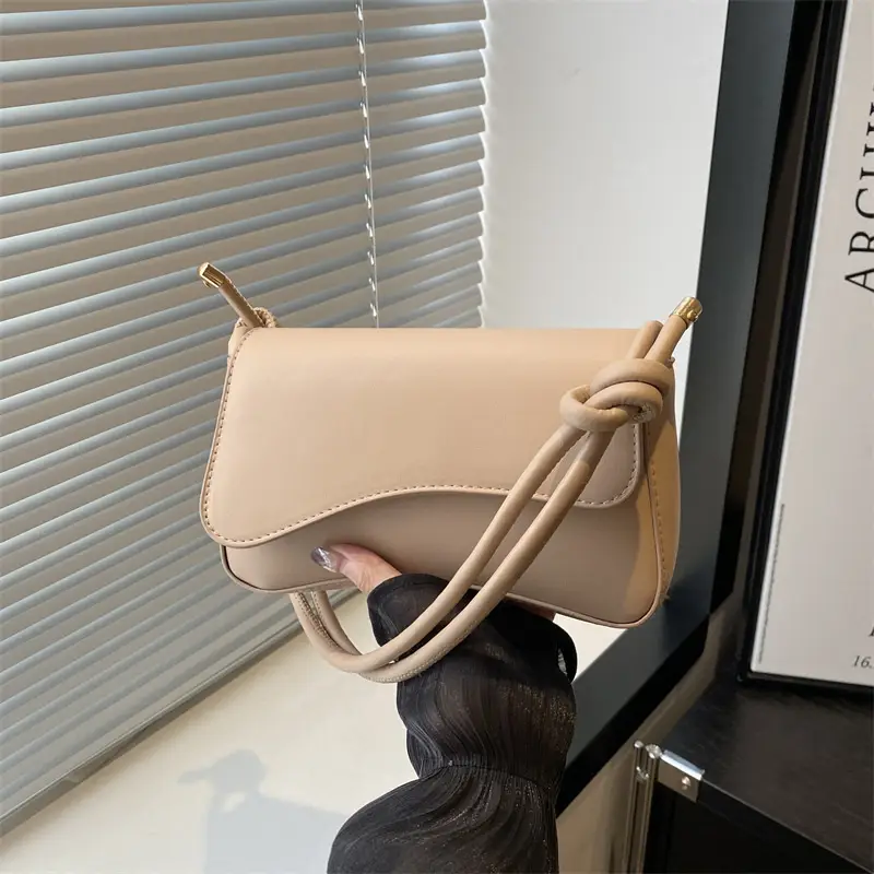 Women's Brown Square Shoulder Bag for Summer 2025 - Image 4