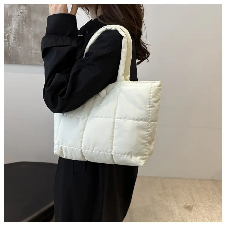 Women's Pink Cotton Shoulder Bag 2025 New Summer — feature 12