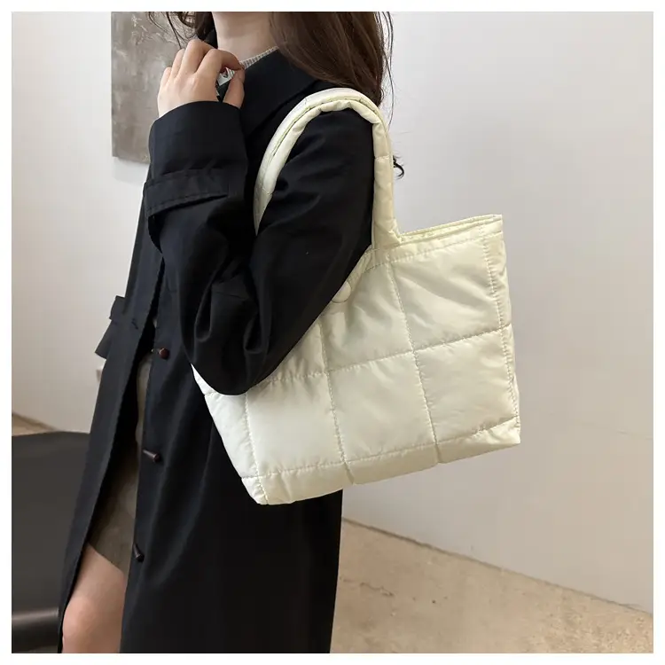 Women's Pink Cotton Shoulder Bag 2025 New Summer — feature 13