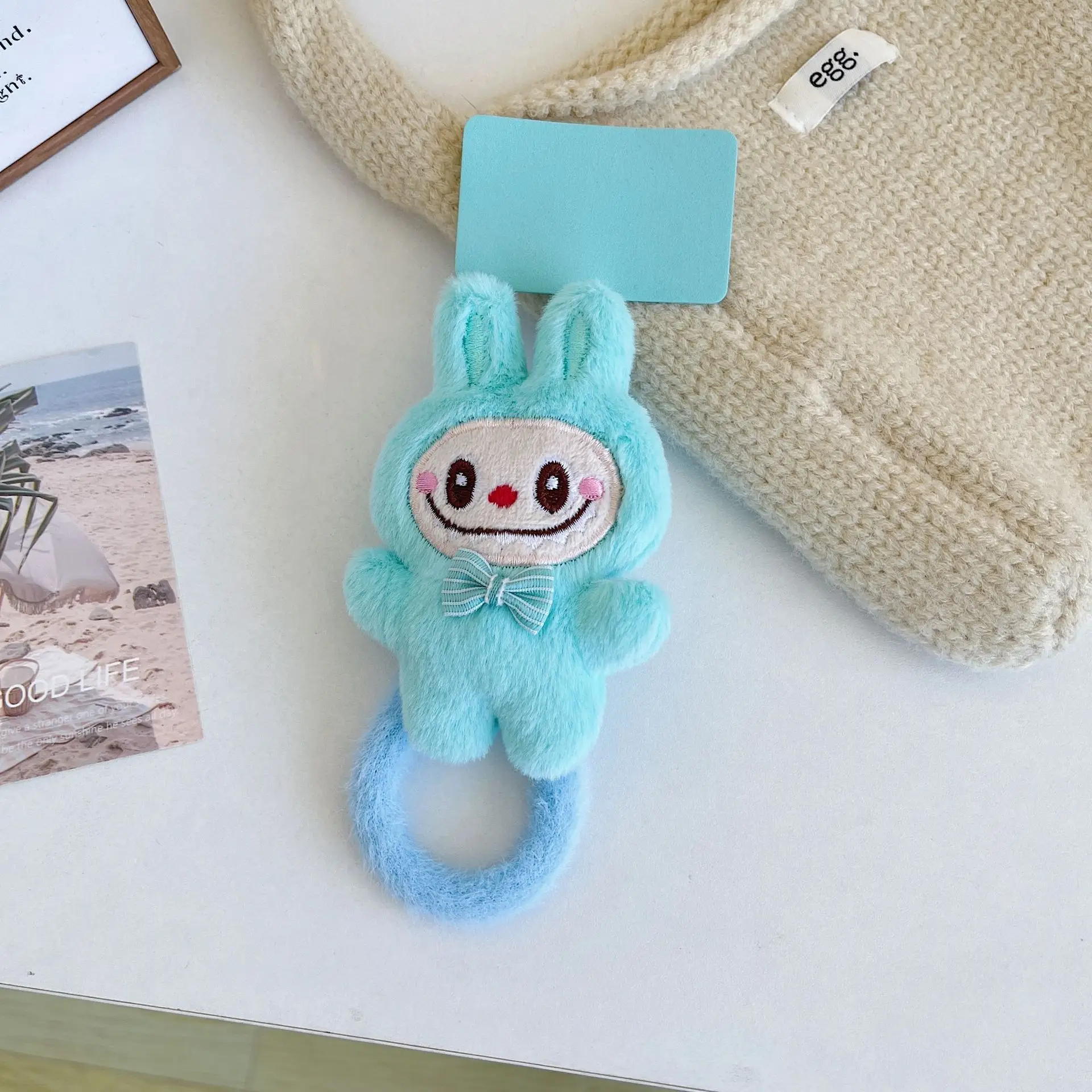 Cute Cartoon Plush Doll Phone Case Lanyard Accessory - Image 4