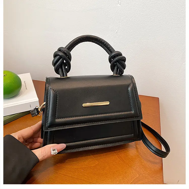 Women Square Crossbody Bag Beige High-End Western Style — feature 22
