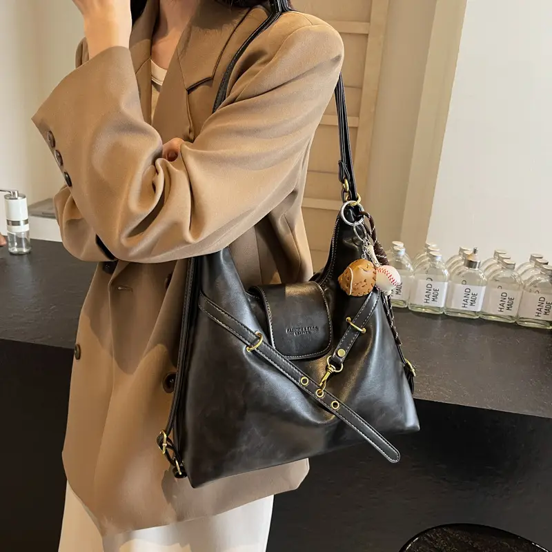High-end Retro Women's Shoulder Bag 2024 New