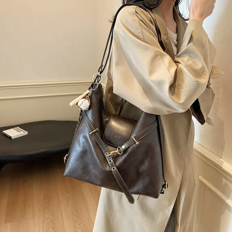 High-end Retro Women's Shoulder Bag 2024 New