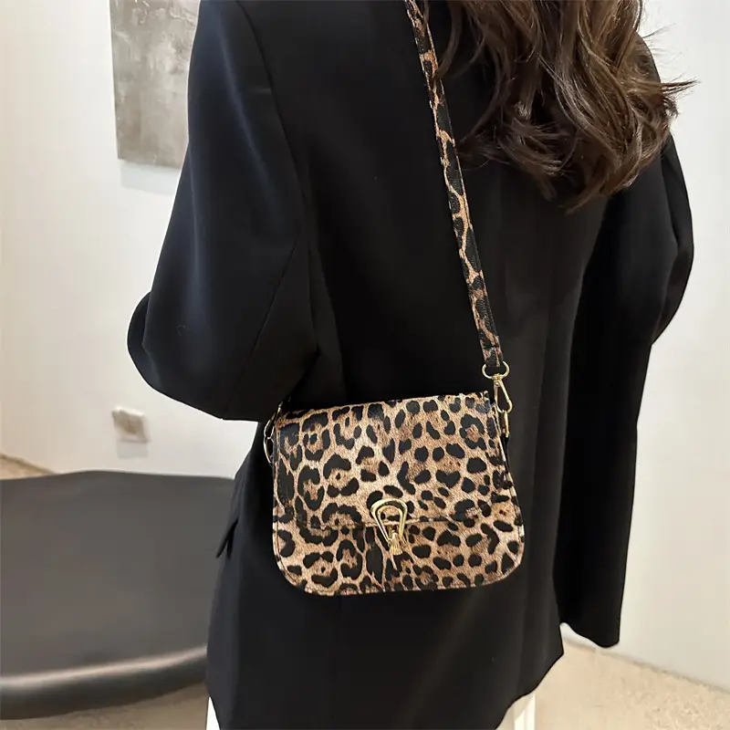 Leopard Print Shoulder Crossbody Bag for Women - Image 6