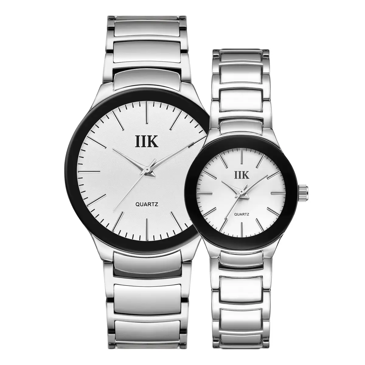 IIK Classic Black Round Waterproof Men's Watch - Image 11