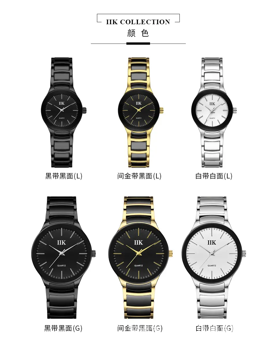 IIK Classic Black Round Waterproof Men's Watch — feature 3