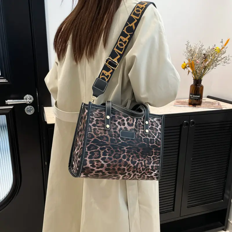 Leopard Print Shoulder Bag 2024 New Autumn Winter Fashion - Image 6