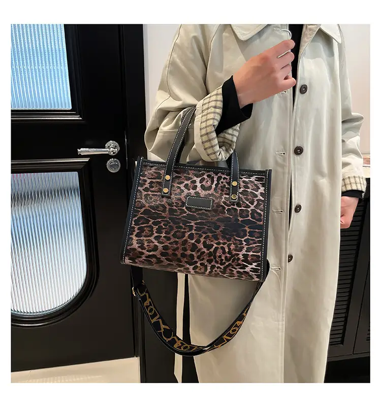 Leopard Print Shoulder Bag 2024 New Autumn Winter Fashion — feature 12