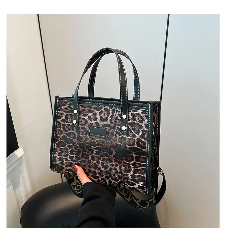 Leopard Print Shoulder Bag 2024 New Autumn Winter Fashion — feature 28