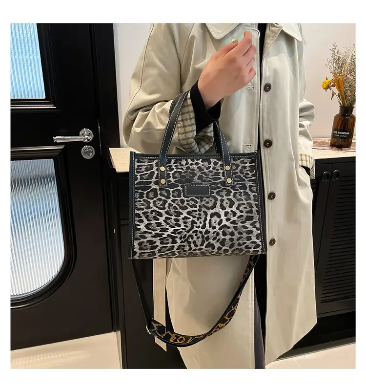 Leopard Print Shoulder Bag 2024 New Autumn Winter Fashion — feature 8