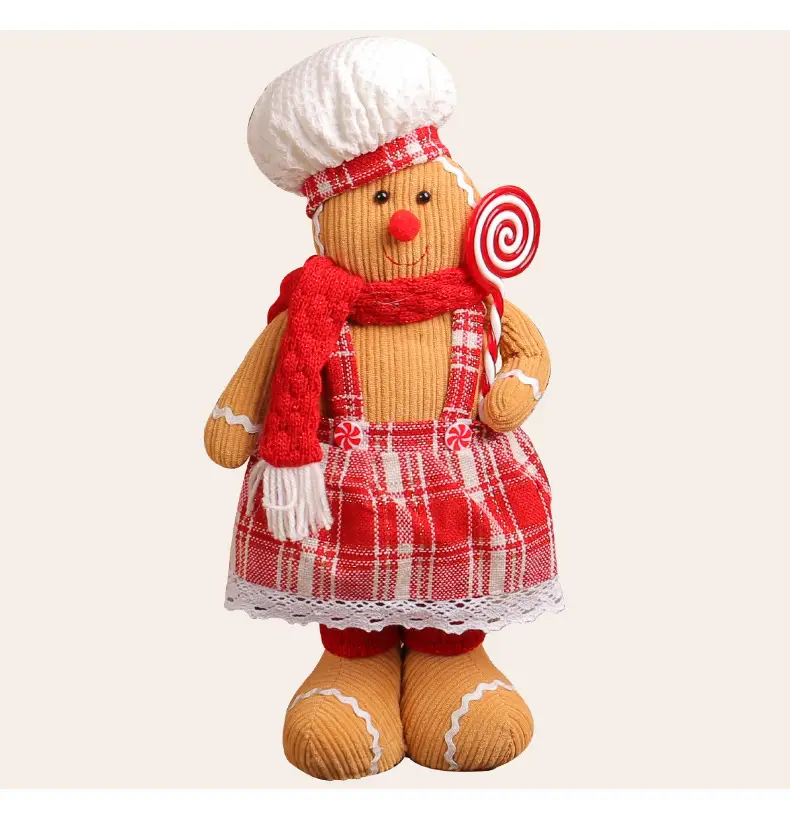 Cross-Country Christmas Gingerbread Doll Couple Set — feature 10