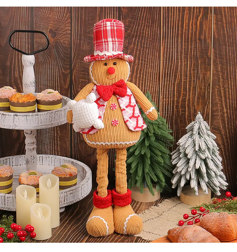 Cross-Country Christmas Gingerbread Doll Couple Set — feature 7