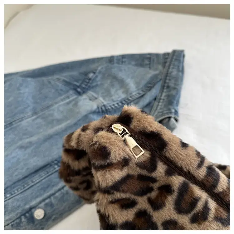 Leopard Plush Women's Shoulder Bag 2021 Autumn Winter — feature 20